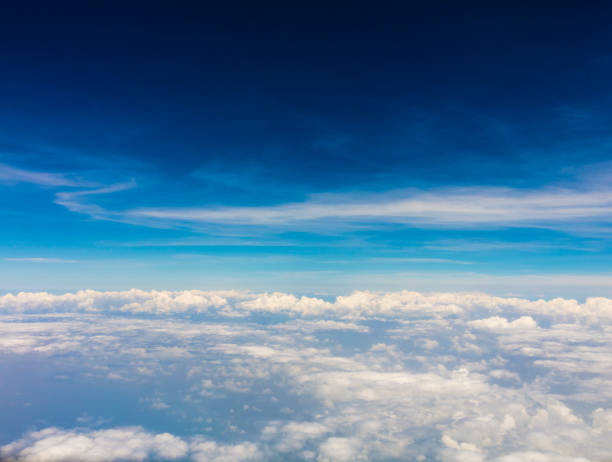 istock Over Panama, a view of the clouds as shot from a plane window. 666737772