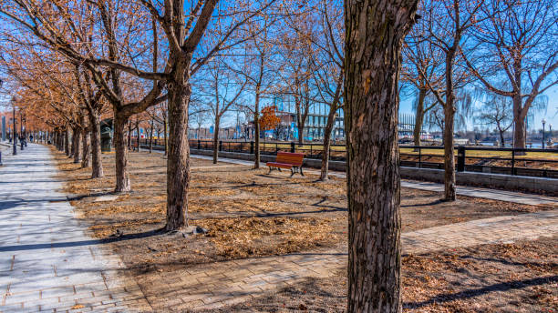 istock Little park in Old Montreal 666747332