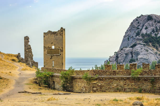 istock Genoese fortress in Sudak, Crimea 666753974