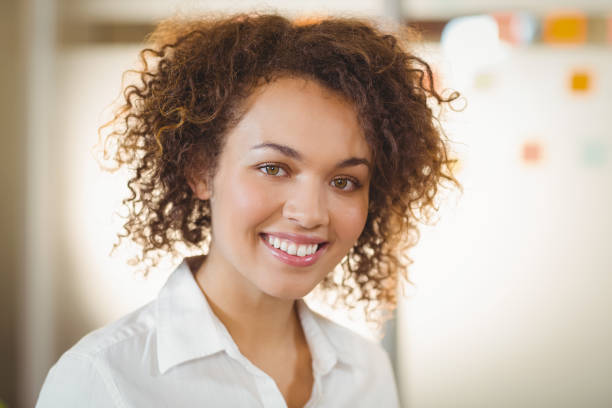 istock Smiling confident businesswoman 666756888