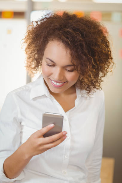istock Businesswoman using phone 666757076