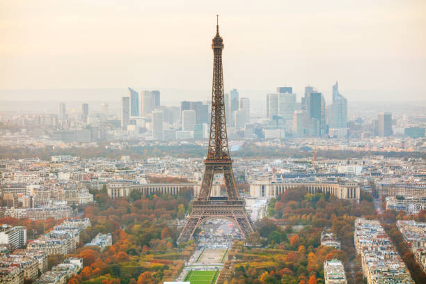 istock Aerial overview of Paris 666766522