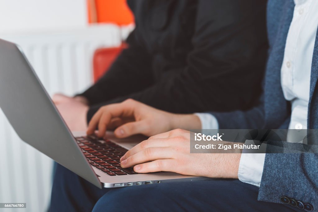 Computer Only Typing Typing On A Computer Stock Photo - Download Image Now - Adult, Adults ...