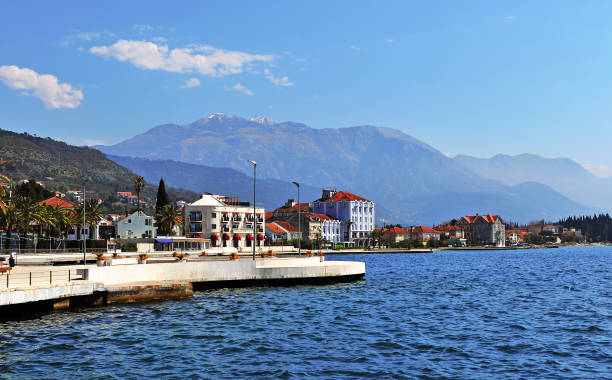 istock Summer view of Tivat town 666766830