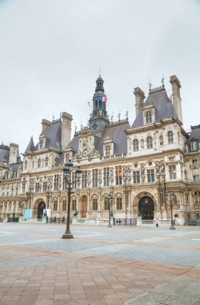 istock City Hall building (Hotel de Ville) in Paris 666769418