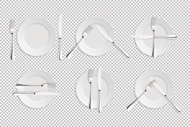 Fourchette de service Icône - Ensemble à table