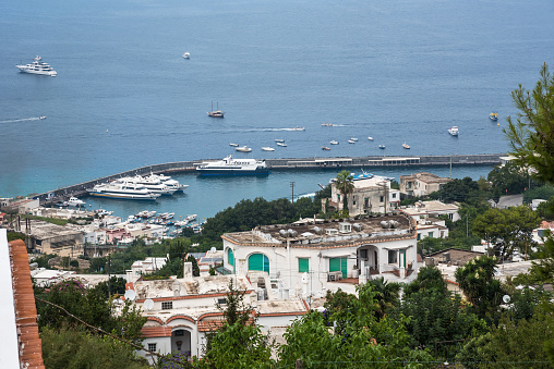 day time shot of Capri island,Itally