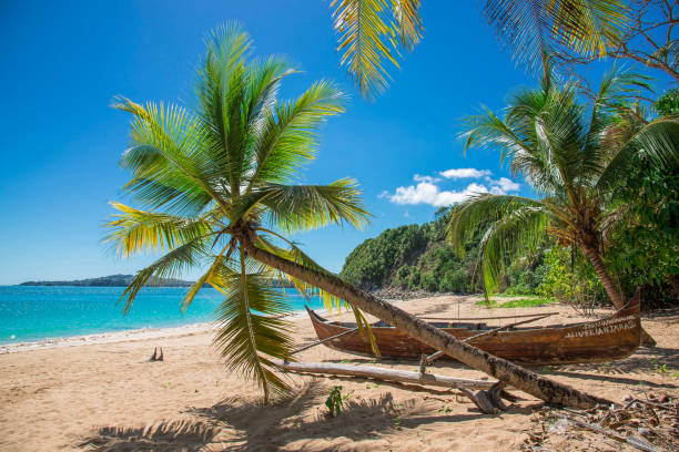 Nosy Iranja Nosy Iranja the beautiful little island of Madagascar made up of two islands madagascar beach photos stock pictures, royalty-free photos & images