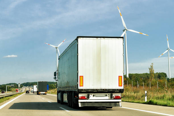 istock Truck on road in Poland 666790018