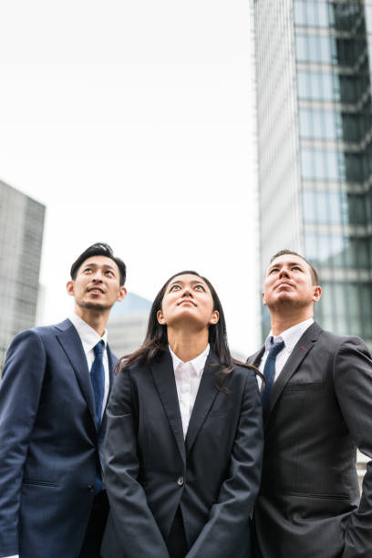 istock Japanese business persons have fun and laughing 666792222