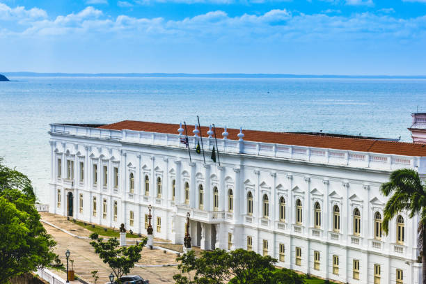 palacio dos leões - sao luis stock-fotos und bilder