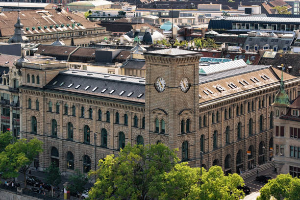 istock Post office in Zurich city center 666802474