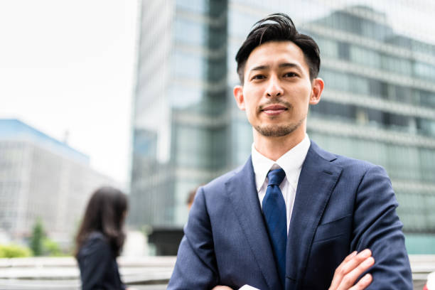 istock Japanese business persons have fun and laughing 666804540