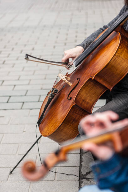 istock A street concerto with violin and cello 666805146