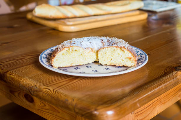 Brioche on a plate