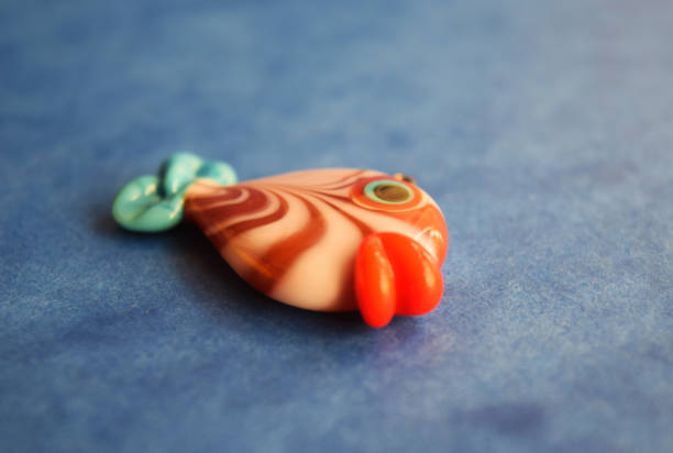 istock agate stone in the shape of fish 666814444