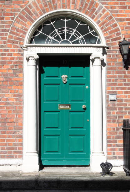 istock Georgian door in Dublin 666817660