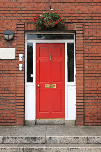 Georgian door in Dublin, Ireland