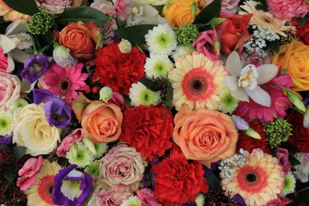 istock Colorful wedding flowers 666827412