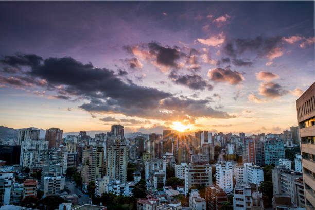 istock Sunset over the City 666856990