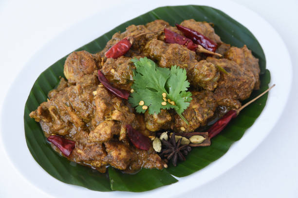 istock Kolhapuri or Bombay chicken curry Indian food 666863492