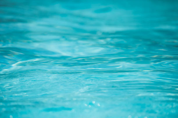 istock Close-up beautiful blue water surface and motion 666870874