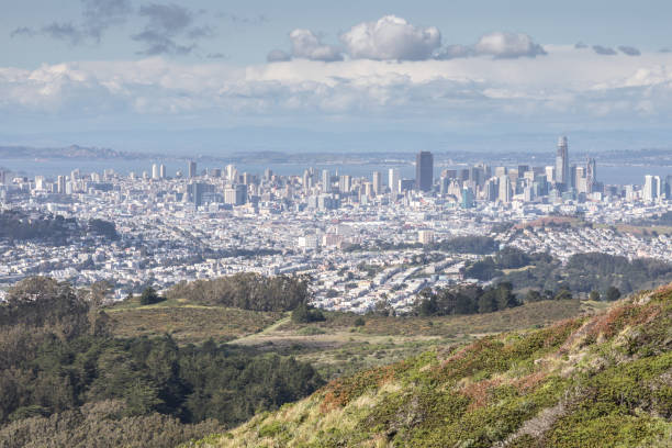 istock San Francisco Skyline from San Bruno Mountain State Park. 666882612