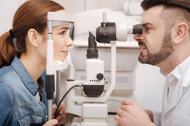 istock Pleasant delighted woman looking at her doctor 666887722