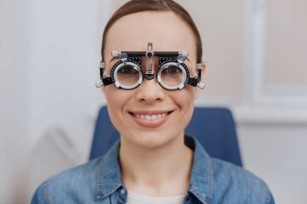 istock Pleasant joyful woman looking at you 666890250