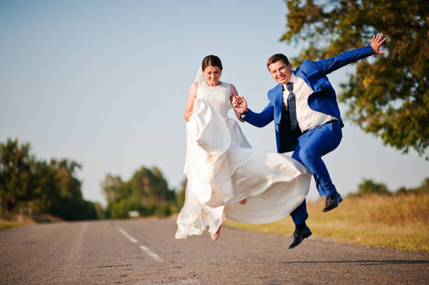 istock Young newlyweds in love 666891062