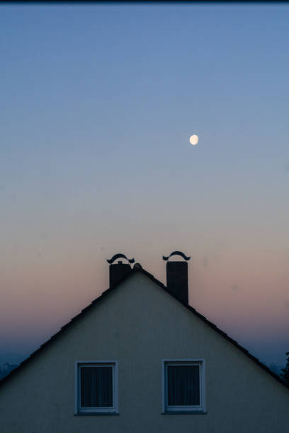 istock Moon in the sky of Bielefeld 666897460