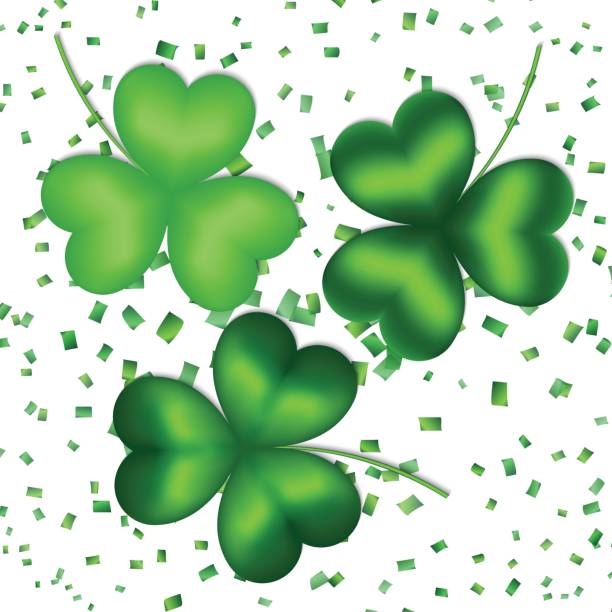 istock Collection of leaves of clover 666904970