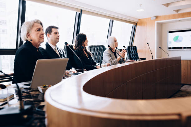 istock Meeting at board room 666907524