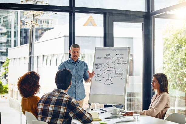 istock His presentation will surely inspire them to succeed 666909412