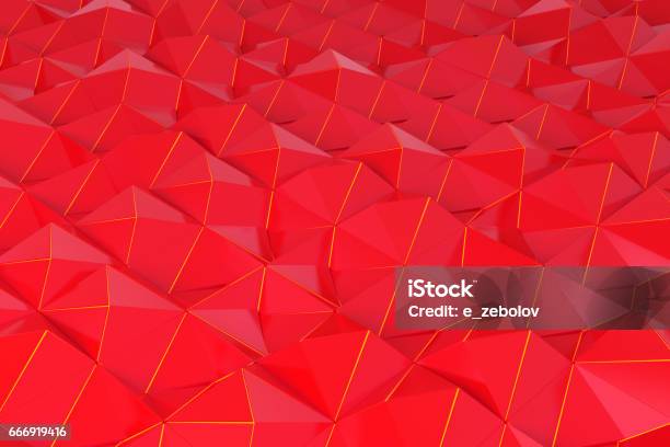 Red Pyramid Template Pattern Of Red Pyramid Shapes Stock Illustration - Download Image Now ...