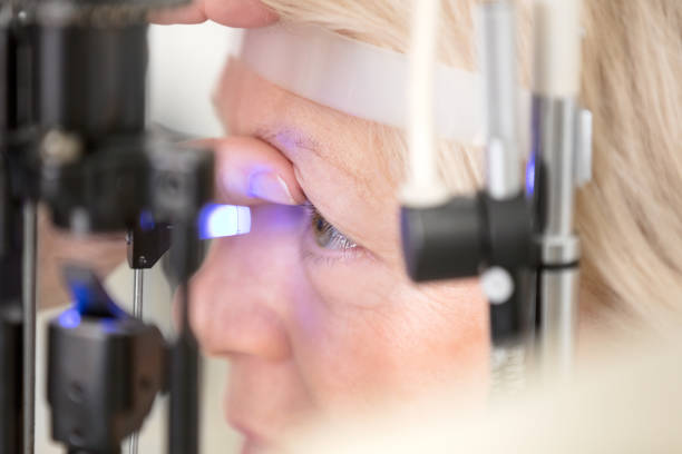 Checking for glaucoma Checking for glaucoma glaucoma photos stock pictures, royalty-free photos & images