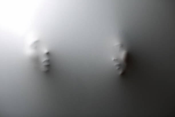 istock Ghost behind the white curtain 666942550