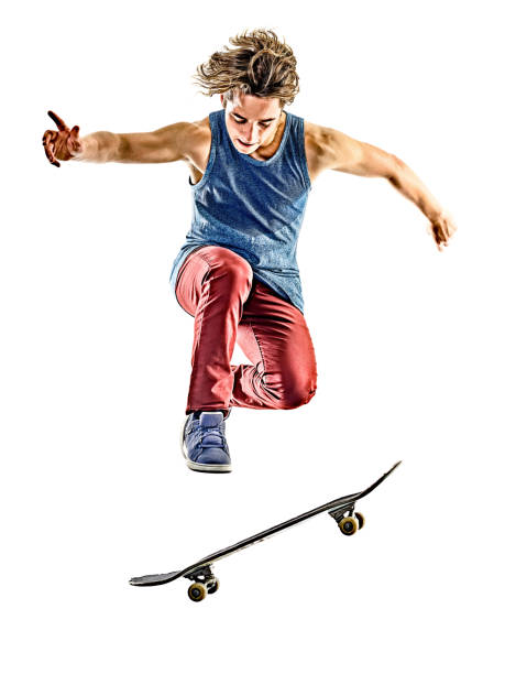 istock skateboarder young teenager man isolated 666942680
