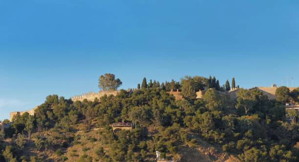 istock Panoramic view with Gibralfaro Castle (Castillo de Gibralfaro) in Malaga - Spain 666947296