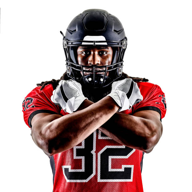 istock american football player man isolated 666950238