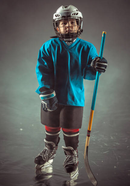 istock Little Brave Hockey Player 666954828