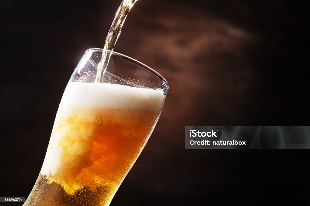beer Happy Hour Stock Photo