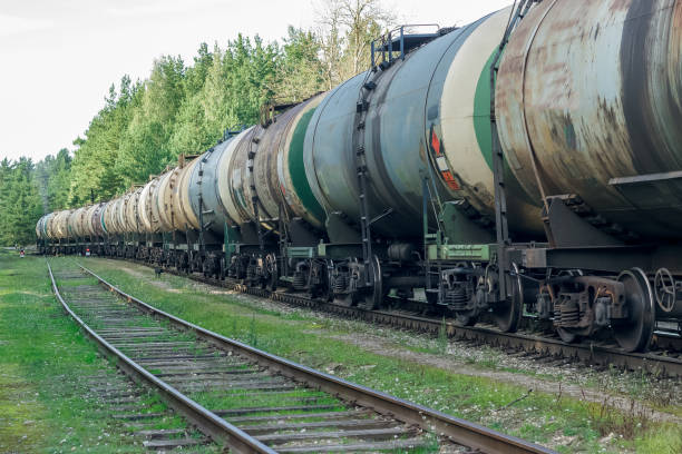 istock Tank wagons with oil 666964978