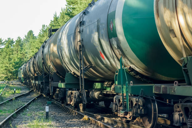 istock Tank wagons with oil 666965490