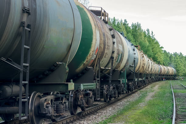 istock Tank wagons with oil 666968064