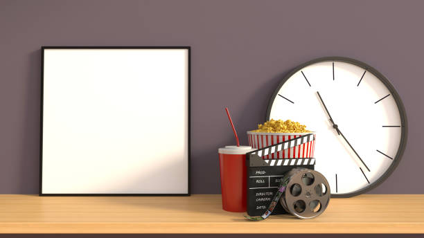 istock mock up poster frame in interior background. 3D Illustration 666983990