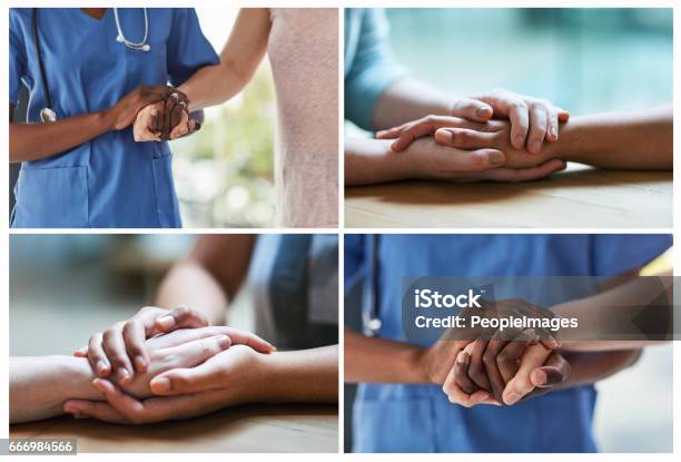 Help Is At Hand Stock Photo - Download Image Now - Holding Hands, Hand, Nurse