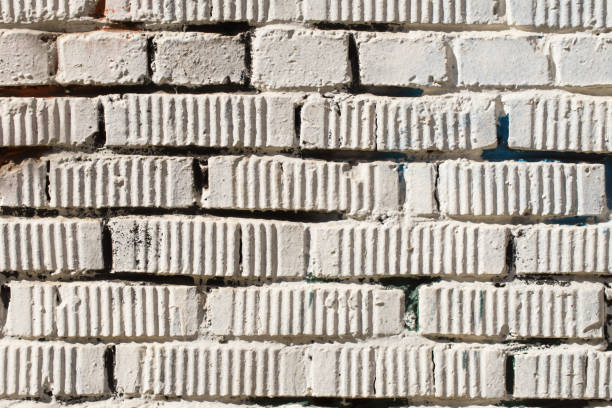 istock Fragment of dirty vintage grunge brick wall. Horizontal texture. For abstract light background, pattern, wallpaper or banner design, place for your text 666988032