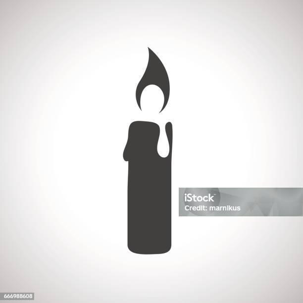 Web Stock Illustration - Download Image Now - Candle, Vector, Religious Icon