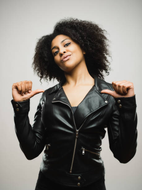 istock Cool young woman gestures at herself 666991398